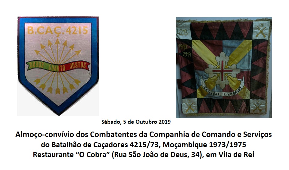 Almoço dos Combatentes da CCS do BCaç4215