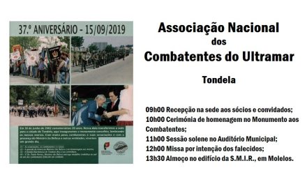 37º Aniversário da Associação Nacional dos Combatentes do Ultramar