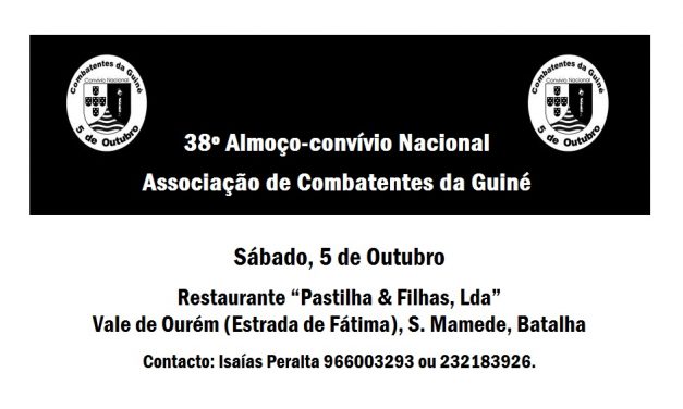 38º Almoço da Associação de Combatentes da Guiné