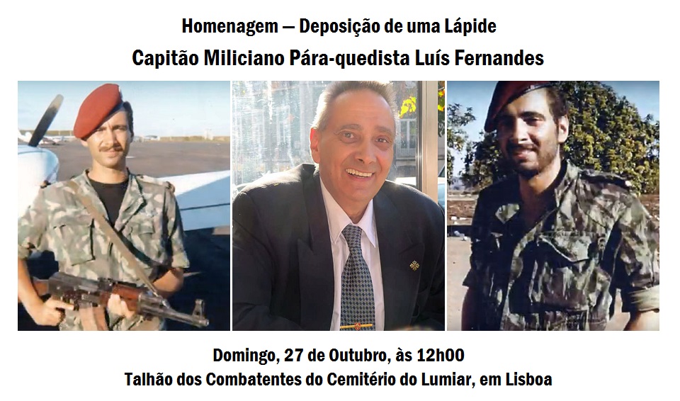 Deposição de uma Lápide Capitão Pára-quedista Luís Fernandes