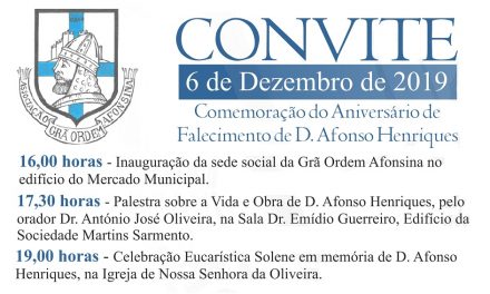 Comemoração do aniversário do falecimento de D. Afonso Henriques